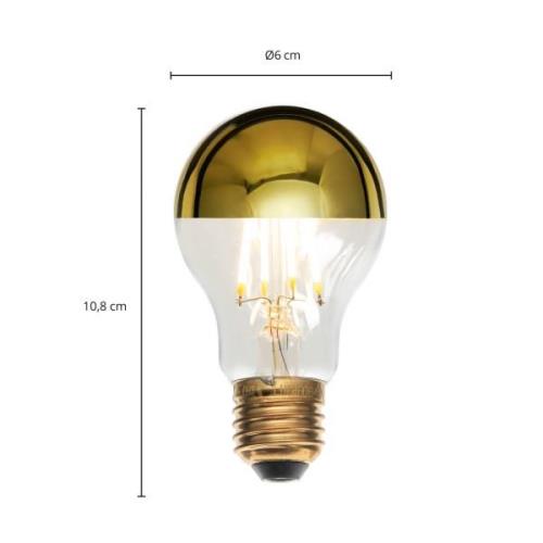 E27 3.5W LED pääpeililamppu A60, 2700K kultainen