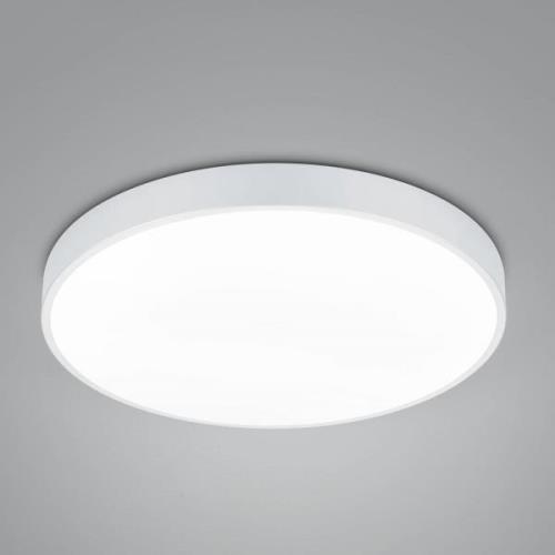 LED-kattovalaisin Waco, CCT, Ø 49,5 cm, matta valkoinen