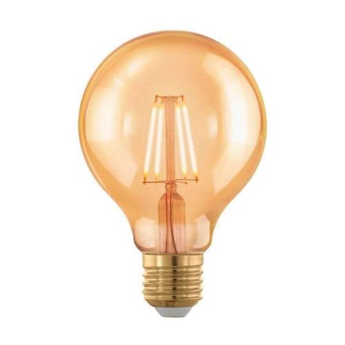 LED-Globe E27 G80 4W filamentti 1700K meripihka