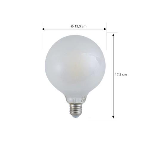 LUUMR Smart LED-lamppu matta E27 G125 7W Tuya WLAN CCT