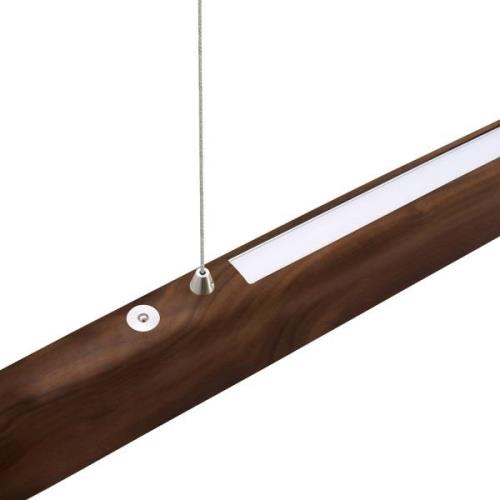 HerzBlut Arco LED-ripustusvalaisin öljytty pähkinä 130cm