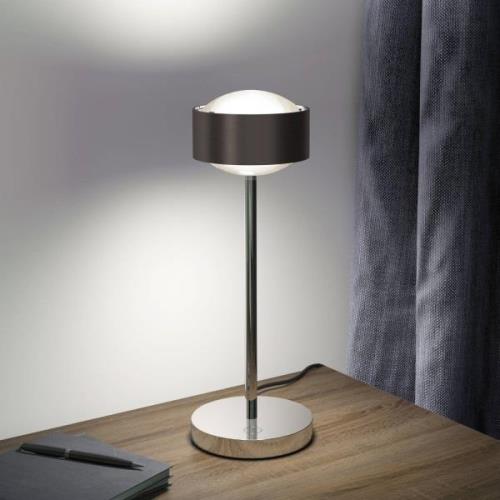 Puk! 120 Eye Table LED, mattalinssi, ruskea/kromi