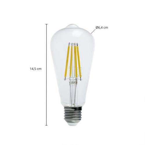 Arcchio LED-lamppu kirkas E27 3,8W 3000K 806lm