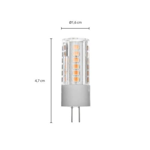 Arcchio 2-kantainen LED-lamppu G4 3,4W 2700K 2 kpl