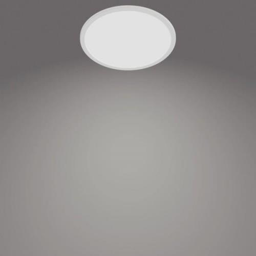 Philips Superslim LED IP44 4000K Ø24,5cm valkoinen