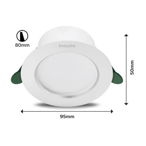 Philips Diamond Cut LED-spotti Ø9.5cm 360lm/2W 830