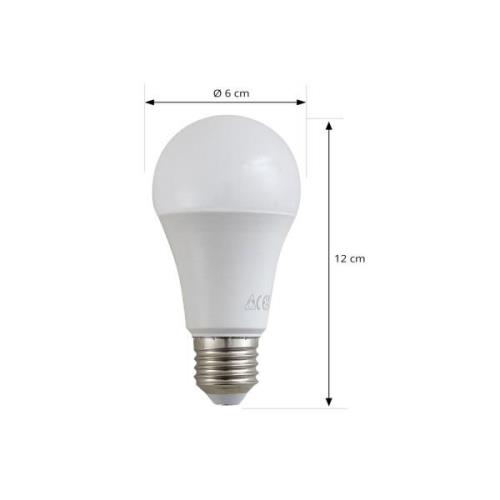 LED-lamppu, opaali, E27, A60, 8,2W, 2700K, 1521 lumenia