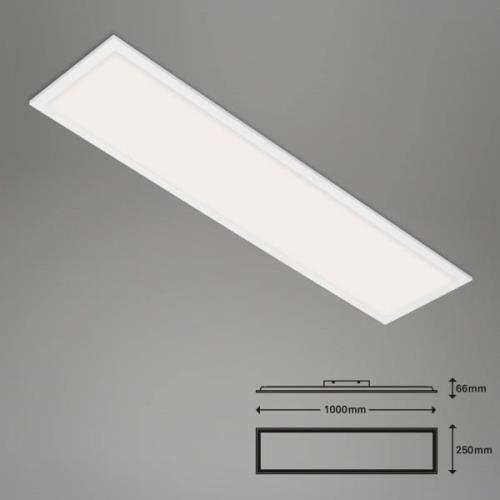 LED kattovalaisin Piatto S himmennettävä CCT valkoinen 100x25cm