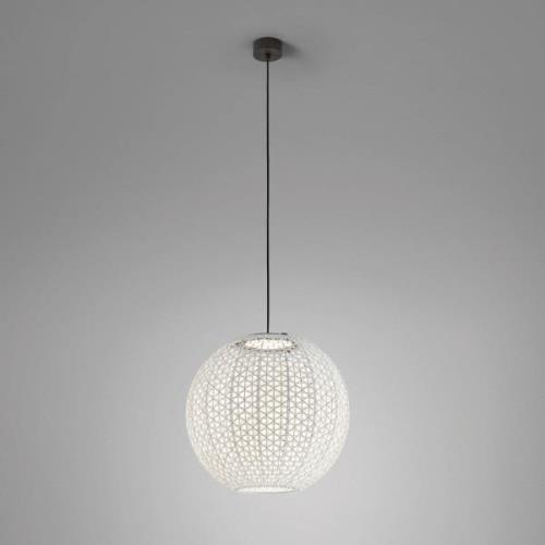 Bover Nans Sphere S/60 LED-riippuvalaisin ulkona beige