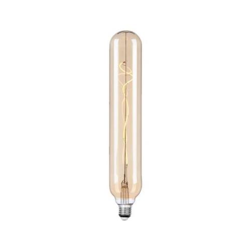 Lucande-LED-lamppu E27 Ø6 cm, 4 W, 2 700 K, amber