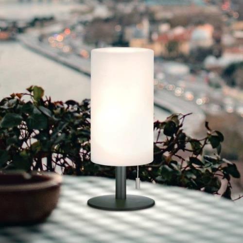 Larino LED-ladattava pöytävalaisin, korkeus 28 cm