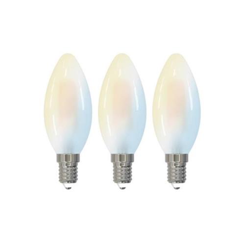 LUUMR Smart LED-pisaralamppu 3 kpl E14 4.2W CCT kirkas Tuya