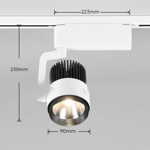 LED-spotti Radiator DUOline, CCT, mattavalkoinen