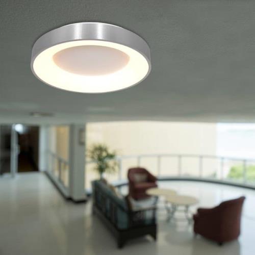 LED-kattovalaisin Ringlede 2700 K Ø 30 cm, hopea