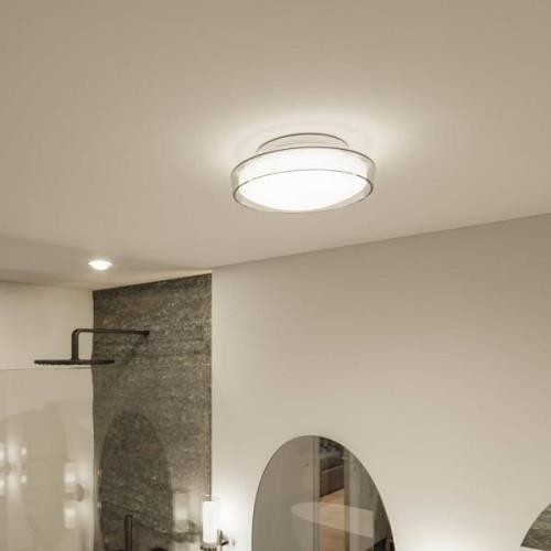 Paulmann Luena LED-kattovalaisin IP44 kromi Ø25cm Paulmann Luena