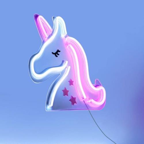 LED-seinävalaisin Neon Unicorn, USB