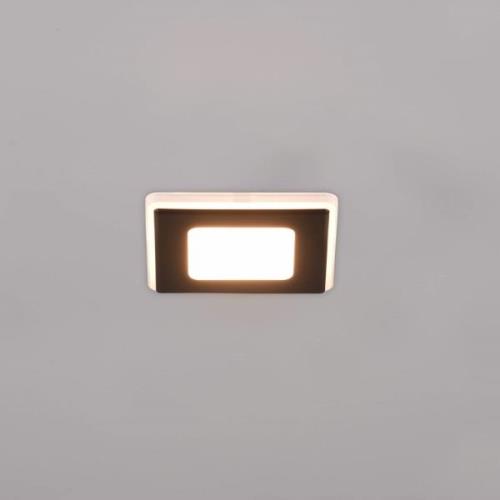 LED-uppovalo Nimbus IP44 8,5 x 8,5 cm 830 musta