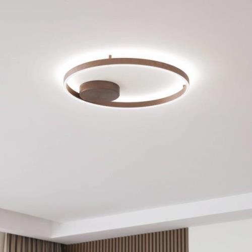 Lucande Smart LED-kattovalaisin Moise, kahvi, CCT, Tuya