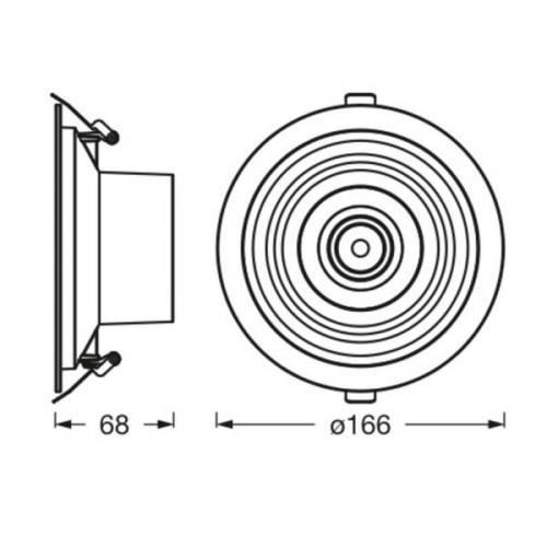 Ledvance Decor Filament Halo -LED-alasvalo