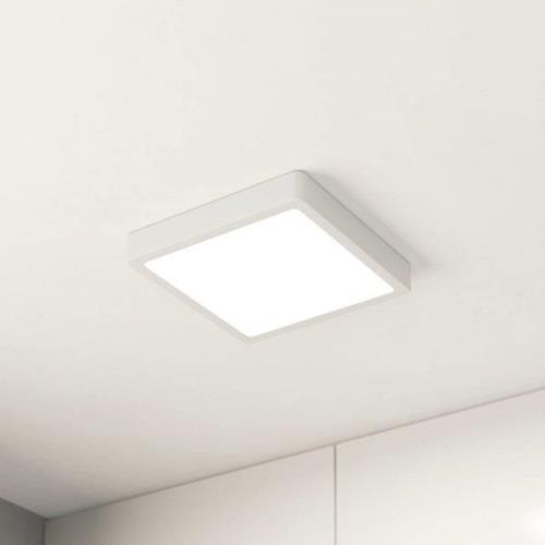 LED kattovalaisin Fueva 5 IP44 3000K valkoinen 21x21cm