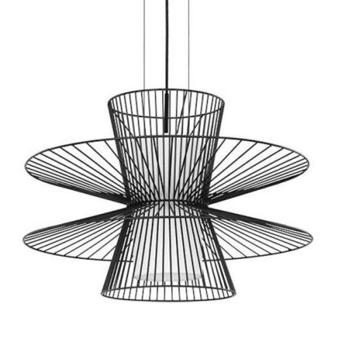 Beacon riipusvalaisin Dulverton Ø 58 cm musta metalli lasi