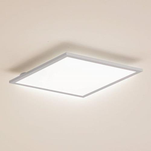 Lindby LED-paneeli Enhife, valkoinen, 39,5 x 39,5 cm, alumiini