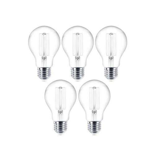 LED hehkulamppu E27 5 kpl 4W 470 lm kirkas 2,700 K