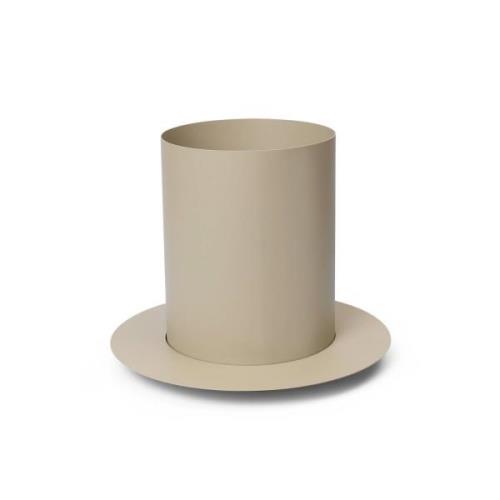 ferm LIVING Auran kukkaruukku, beige, korkeus 26,6 cm, rautaa