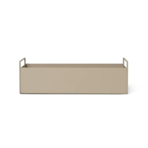 ferm LIVING Kasvirasia Small, beige, 45 x 16 x 14 cm, terästä