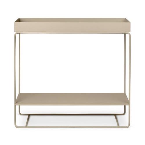 ferm LIVING Kaksikerroksinen kasvilaatikko, beige, 80 x 25 x 75 cm