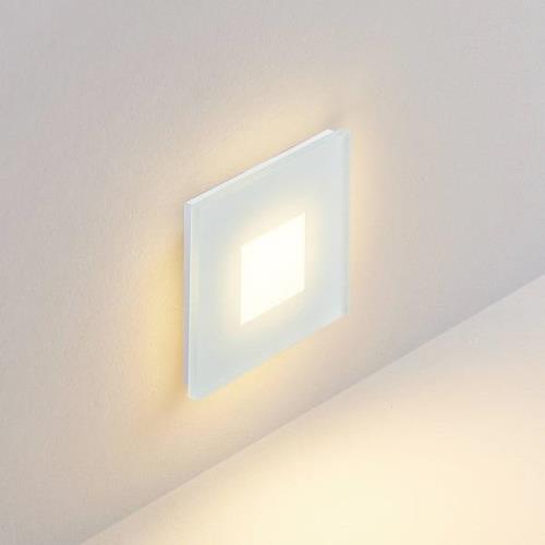 Molto Luce LED uppoasennusvalaisin Wall R68 Lasi IP44 SQ, valkoinen, C...