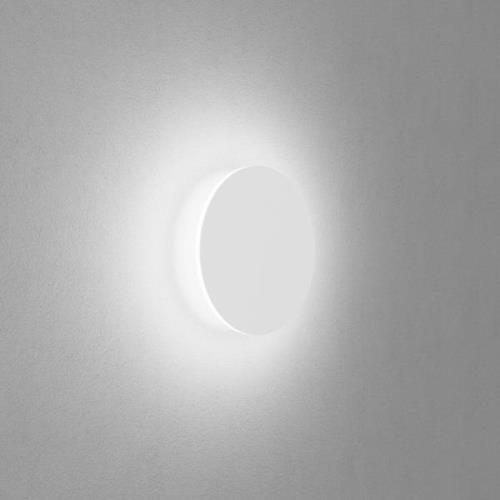 Egger LED-seinävalaisin Orbit, valkoinen, Ø 25 cm, alumiini, 2700 K