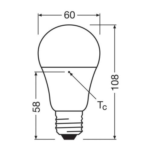 OSRAM LED Relax/Active/Sleep-lamppu E27 4.9W matta 827/840