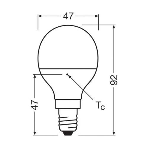 OSRAM LED Relax/Active/Sleep drops E14 4.9W matta 827/840