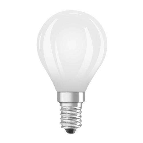 OSRAM LED hehkulamppu pudotus E14 1.2W matta 4000K 255lm