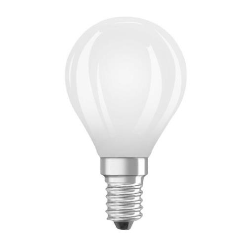 OSRAM LED hehkulamppu drop matt E14 2.2W 4000K 470lm