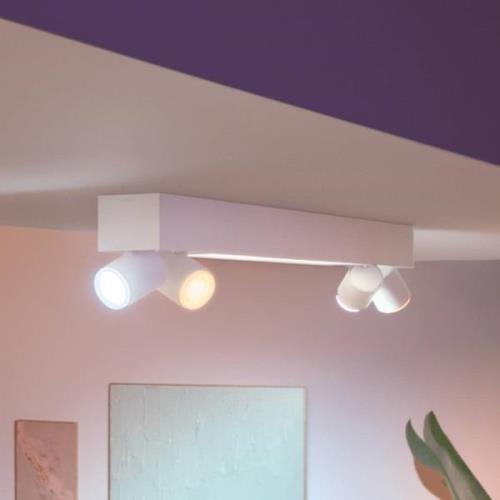 Philips Hue Centris LED-kattovalaisin, valkoinen, 4 valoa, RGB CCT