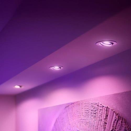 Philips Hue LED upotettava valonheitin Centura valkoinen Ø 9cm CCT RGB...