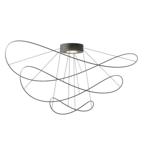 Axolight Hoops 3 LED-kattovalaisin, musta