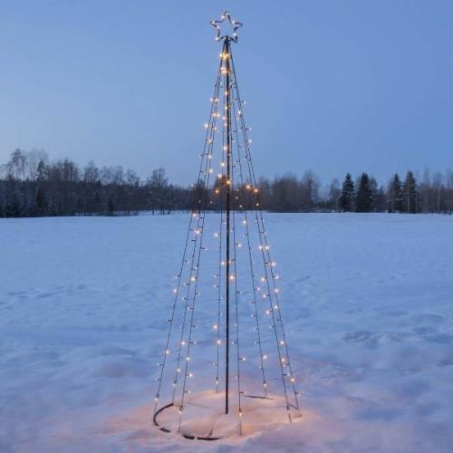 LED ulkokoristelu Light Tree, LEDit osittain vilkkuvat