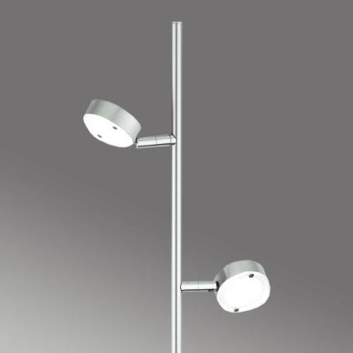 Minimalistinen LED-lattiavalo SATURN, 2-lamppuinen