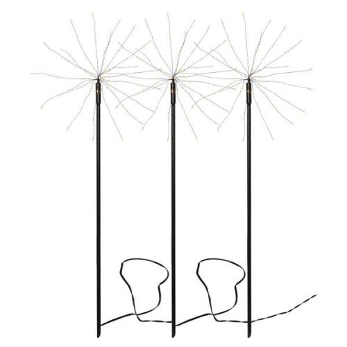 Firework Outdoor-LED-valaisin, 3 kpl