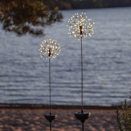 LED-aurinkovalaisin Firework maapiikillä, 85 cm