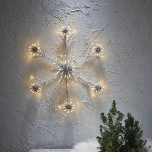 Flower Snowflake -LED-koristevalaisin Ø 60 cm