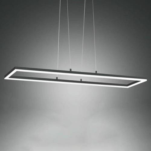 LED-riippuvalaisin Bard, 92x32 cm, antrasiitti