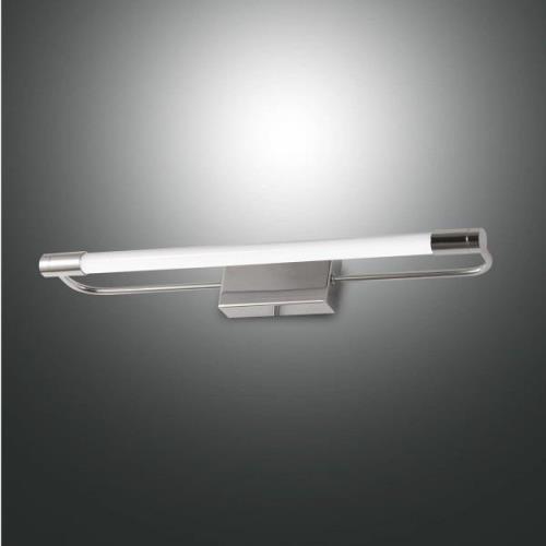 LED-seinävalaisin Rapallo, kromi, IP44, 40 cm