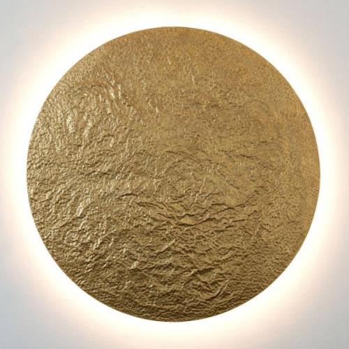 LED-seinävalaisin Meteor, Ø 120 cm, kultainen