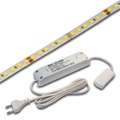 LED-nauha Basic-Tape S, IP54, 4,000K, pituus 500cm