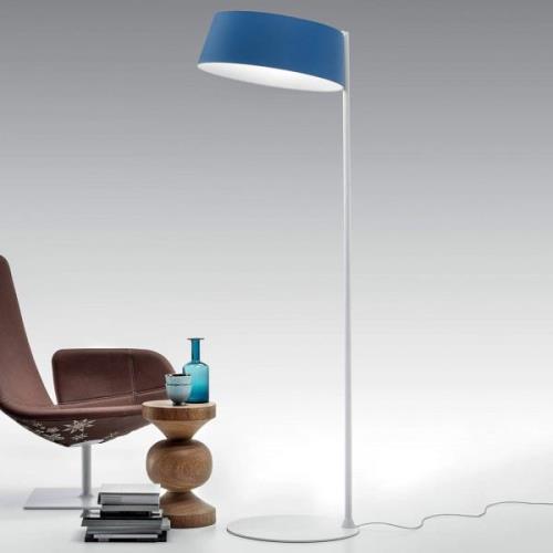 LED-lattiavalaisin Oxygen_FL2, sininen design