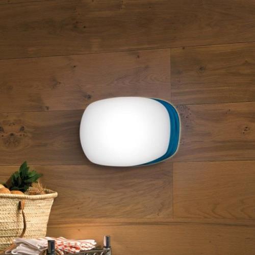 LZF Guijarro Medium -LED-seinävalaisin, sininen